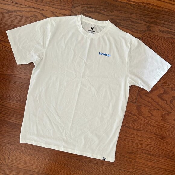 NWOT Birddogs Men's Splatterpaint Hummingbird Logo White Tee Shirt Size XL - Picture 11 of 11